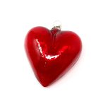 CORAZÓN VIDRIO LISO GRANDE_ROJO